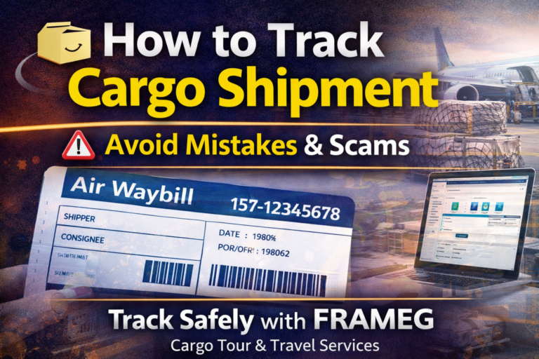 How to Track Cargo Shipment Safely – Complete Guide to Air Cargo Tracking by FRAMEG