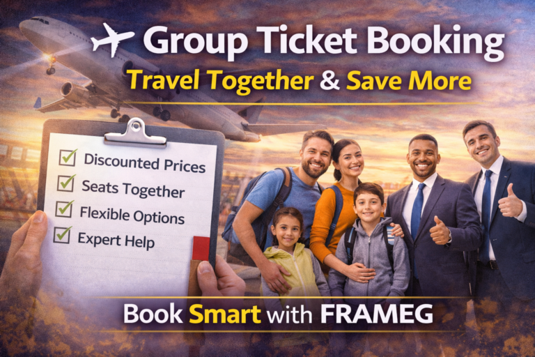 Group Ticket Booking Explained: Save More & Travel Together with FRAMEG