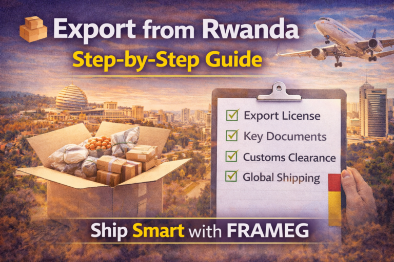Export Procedures from Rwanda: Complete Step-by-Step Guide for Businesses | FRAMEG Cargo Services