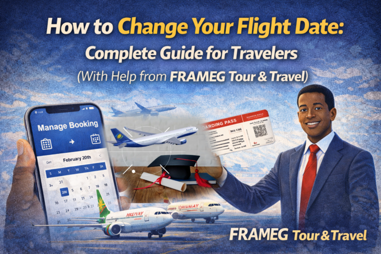 How to Change Your Flight Date: Complete Guide for Travelers (With Help from FRAMEG Tour & Travel)