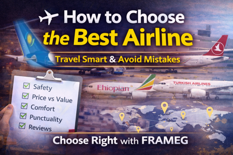 How to Choose the Best Airline for Your Trip – Complete Travel Guide by FRAMEG