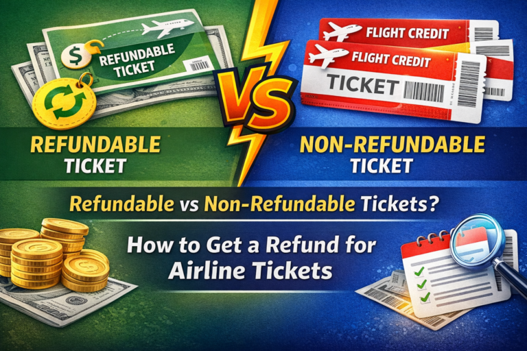 Airline Ticket Refund Guide: Refundable vs Non-Refundable Tickets Explained
