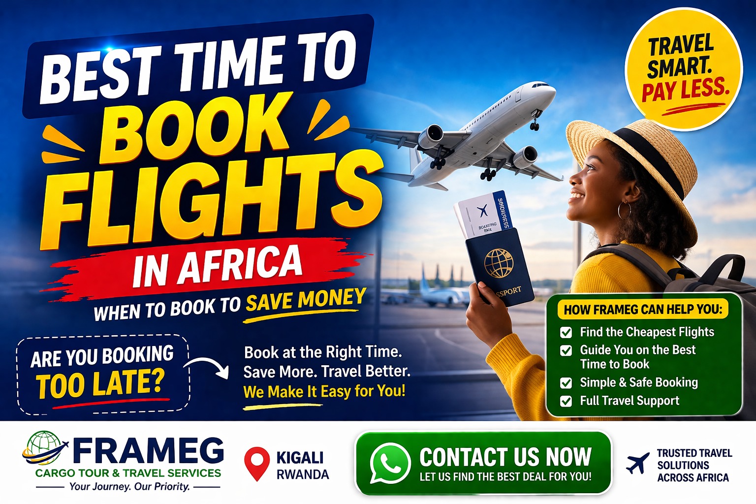 ️ Best Time to Book Flights in Africa (Save Money in 2026) - Cargo tour ...