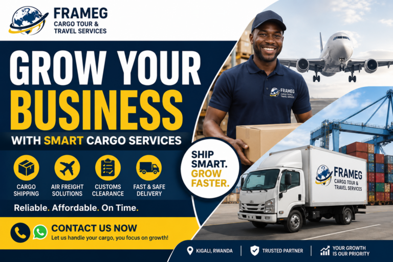 How Cargo Services Help Businesses in Rwanda Grow | FRAMEG Logistics