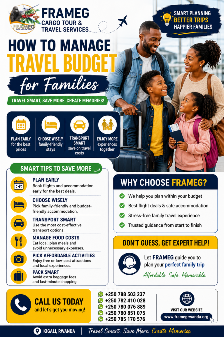 How to Manage Travel Budget for Families in Rwanda (Complete Guide 2026)