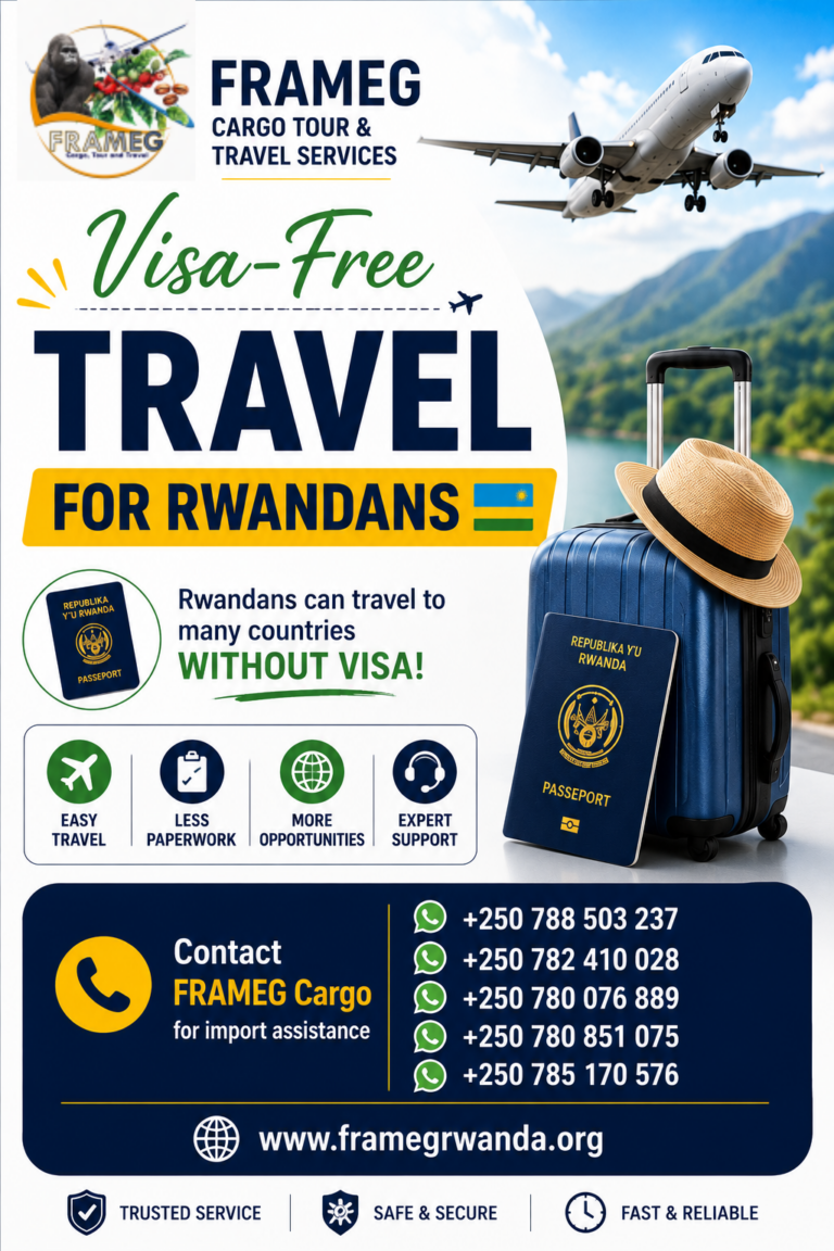 Top Visa-Free Destinations for Rwandans (Updated List)