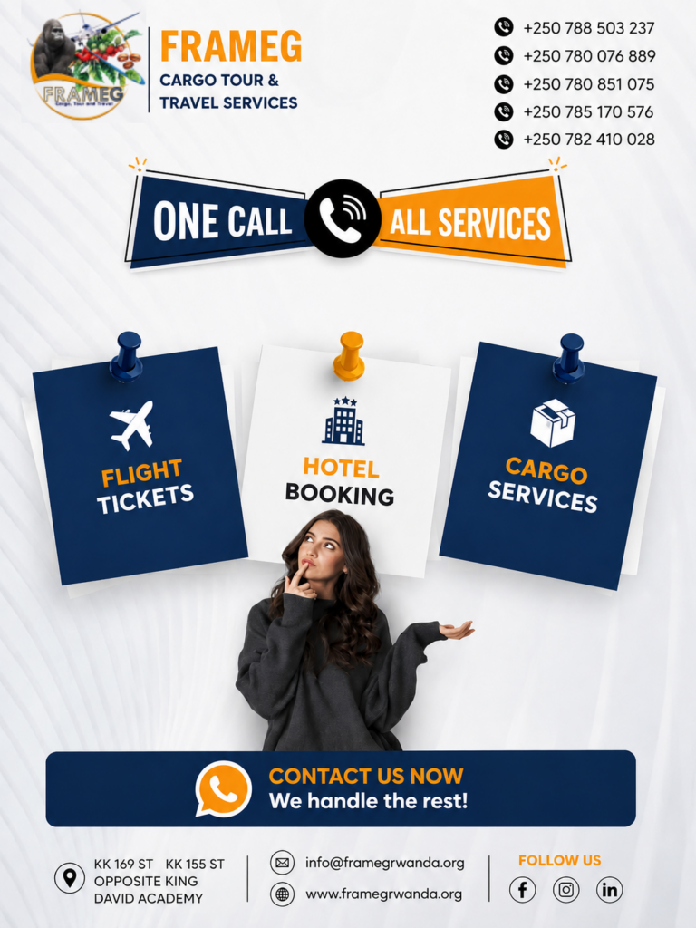 One Call = Full Travel Plan in Rwanda | Flights, Hotels & Cargo Made Easy