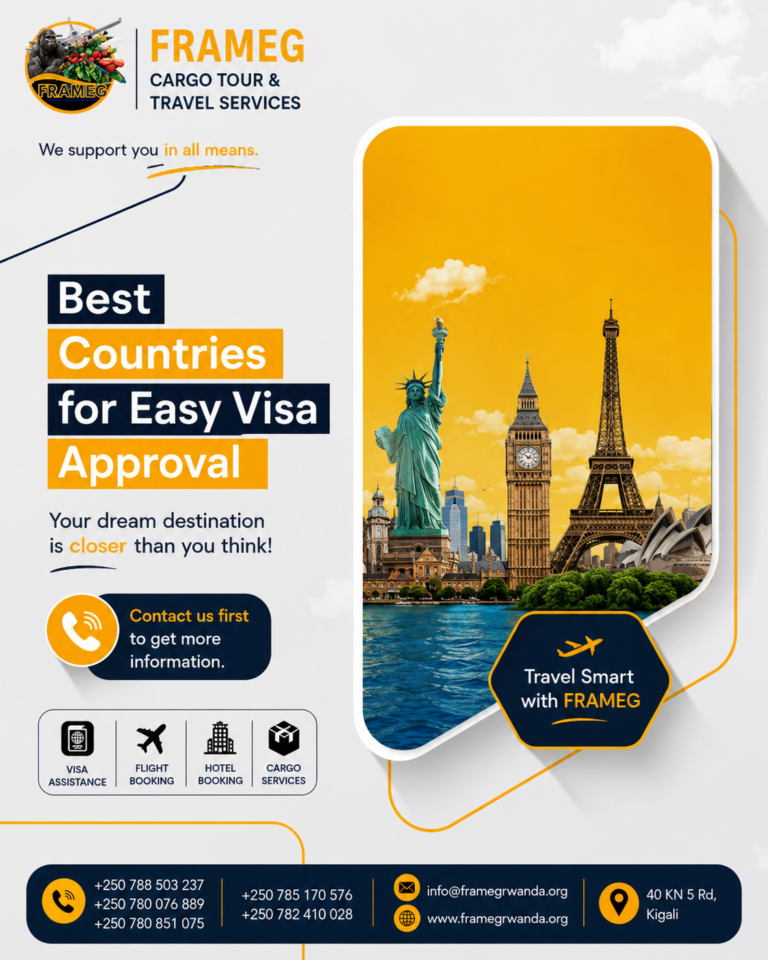 Best Countries for Easy Visa Approval in 2026 | FRAMEG Travel & Visa Services